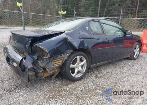 2002 Chevrolet Monte Carlo Ls from USA, damaged, VIN 2G1WW12E329191681